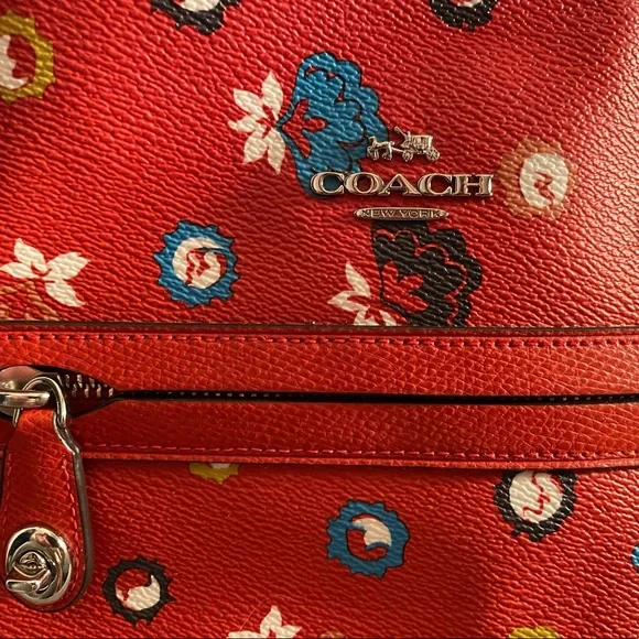 Coach Nolita Tote in Floral Print Pebble Leather